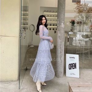 Self portrait sequin midi evening dress